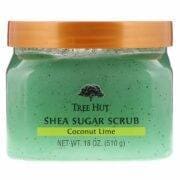 Tree Hut Shea Sugar Exfoliating Body Scrub Coconut Lime, 18