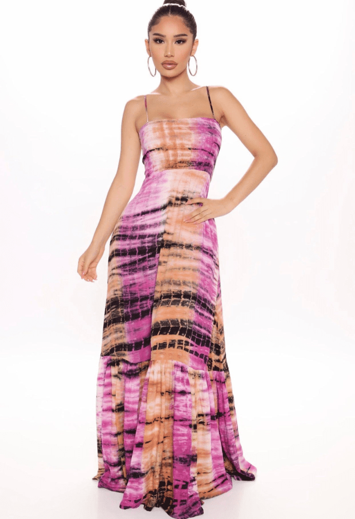 Fashionova dream in color tie dye maxi dress - Image 2