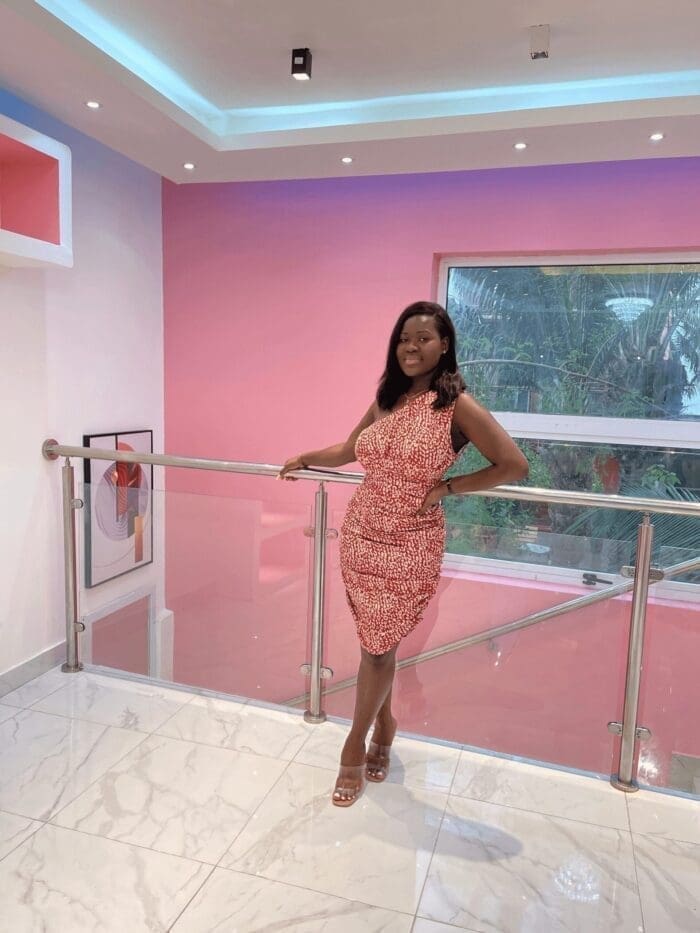 Plt leopard print satin one shoulder ruched bodycon dress - Image 6