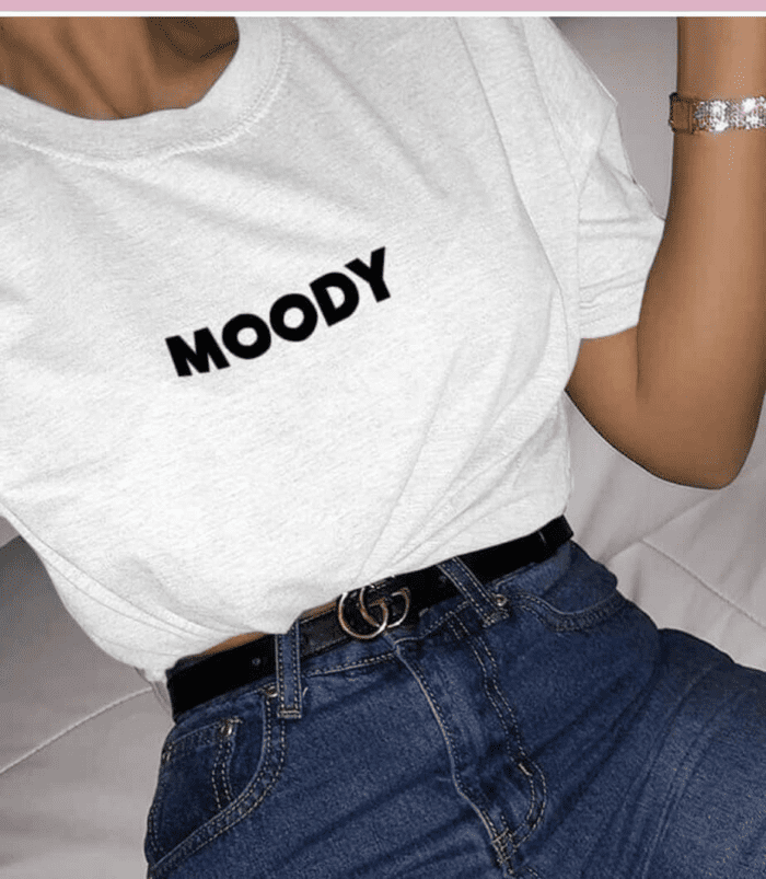 Isawitfirst white moody slogan print oversized t-shirt - Image 2