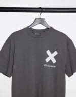 COLLUSION Unisex logo organic cotton t-shirt - Image 4