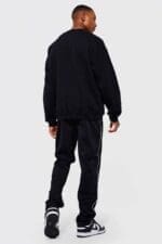 oversized ofcl printed sweatshirt black - Image 2