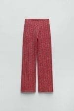 Zara TEXTURED TROUSERS