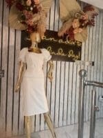 I Saw It First woven puff sleeve binding detail midi dress - Image 2