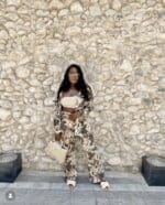 Who's That Lady Pant Set - Brown Combo