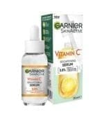 Garnier Vitamin C Serum for Face, Anti-Dark Spots and Brightening Serum, 3.5% Vitamin C, Niacinamide, Salicylic Acid and Lemon Extract, Brightening Serum For Dull, Tired Skin