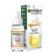 Garnier Vitamin C Serum for Face, Anti-Dark Spots and Brightening Serum, 3.5% Vitamin C, Niacinamide, Salicylic Acid and Lemon Extract, Brightening Serum For Dull, Tired Skin