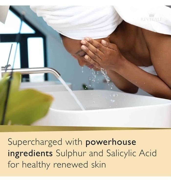 Revitale Advanced Salicylic Acid and Sulphur Scrub Treatment Soap - Image 2