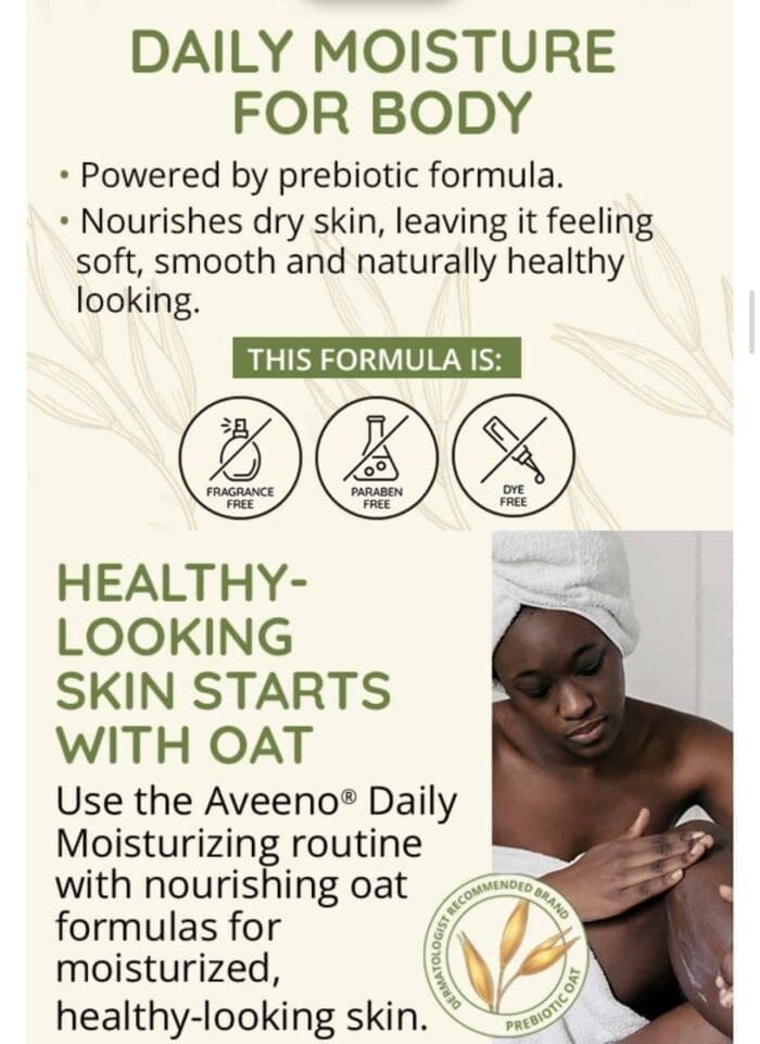 Aveeno Daily moisturising body lotion 500ml - Image 2