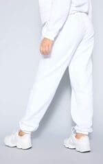 White Health Is Wealth Slogan Printed High Waist - Image 2