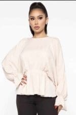 Just the beginning tie back top - Image 3