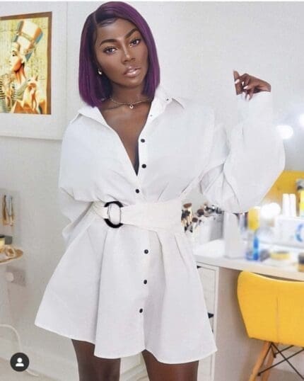 Isawitfirst shirt dress