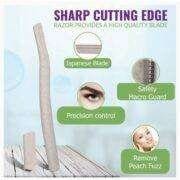 Dermaplaning Blades for Face | Face Blades for Women | Face Razors for Women Dermaplaning | Facial Hair Remover for Women | Face Razors for Women | Removes Peach Fuzz and Exfoliates Skin | Dermaplane