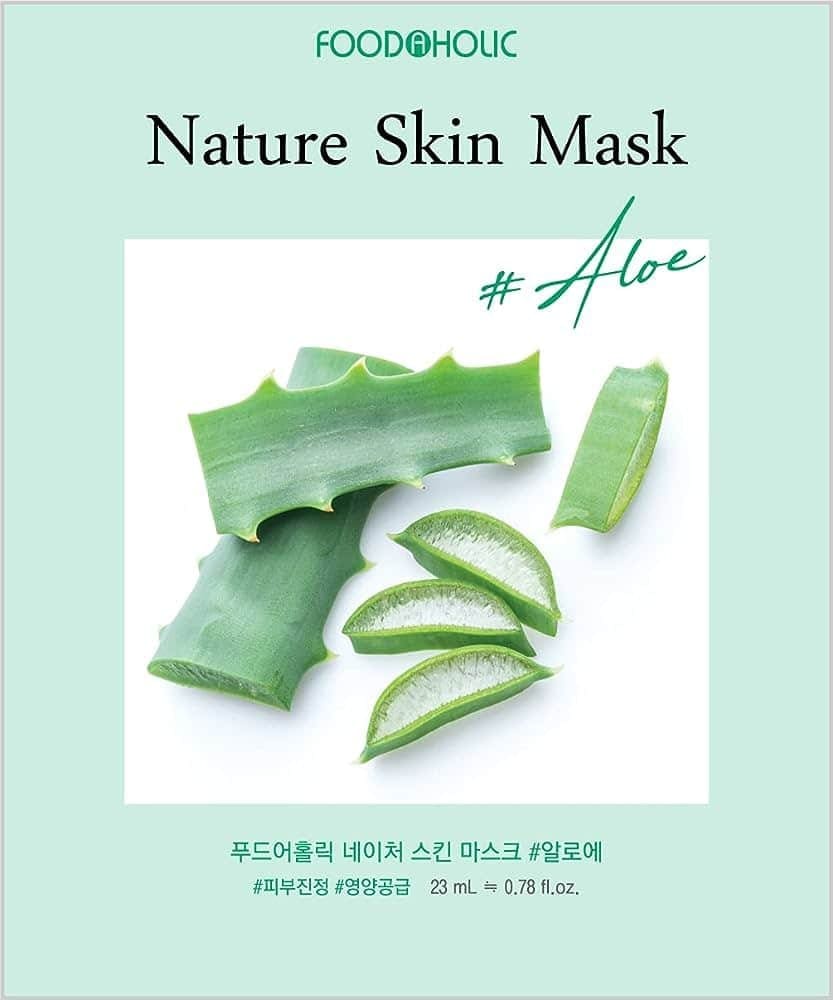 Food.A.Holic Nature skin mask collagen aloe - Image 1