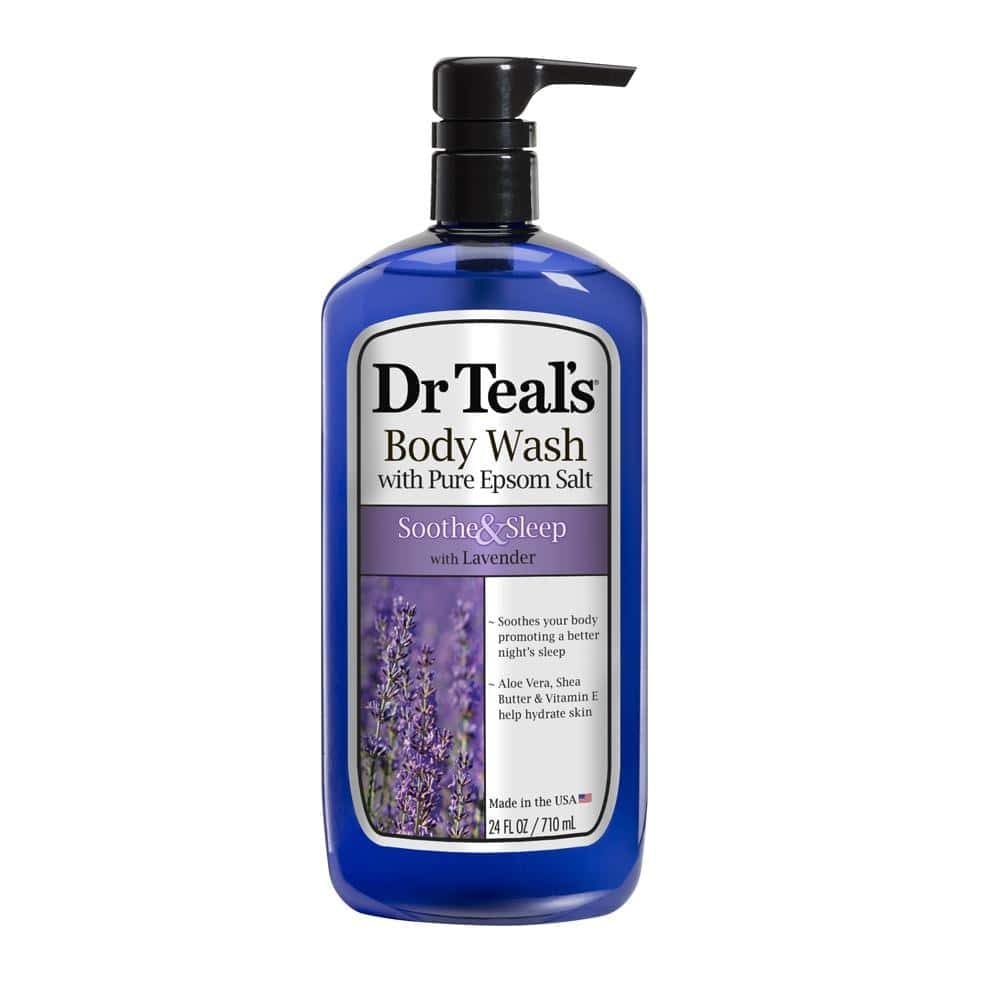 Dr. Teal's body wash with pure epsom salt soothe and sleep with lavender 710ml - Image 1