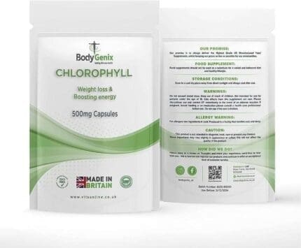 BodyGenix Chlorophyll 500mg 30capsules