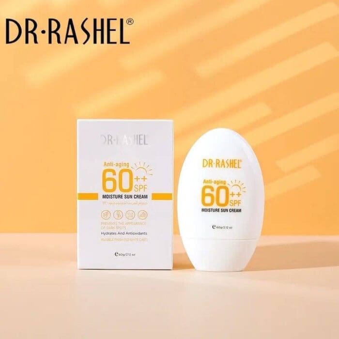 DR.RashelAnti-Aging60_SPFMoistureSunCream60gBuyinNigeriaJagabeautySKINNClinicLagos Dr. Rashel Anti-Aging And Moisture Sun Cream 60++spf - Image 1