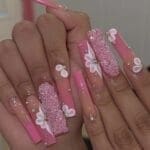 Blossom Glitz Stick-on Nails - Image 2