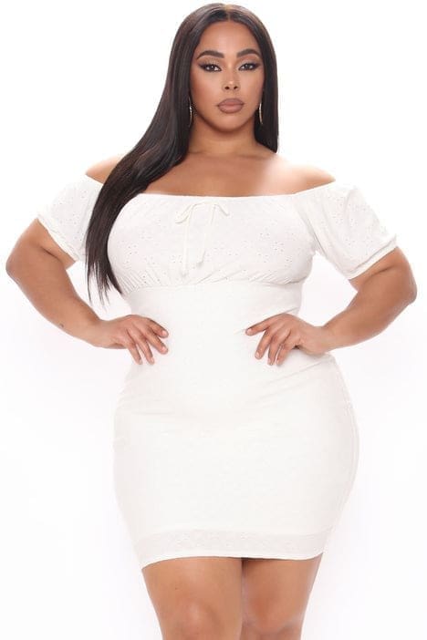 Fashionnova Go Get Her Off Shoulder Mini Dress - Image 1