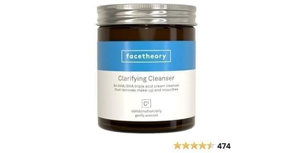 Face theory Clarifying Cleanser C2 Pro An AHA/BHA Triple Acid Cream Cleanser That Removes Make-up and Impurities