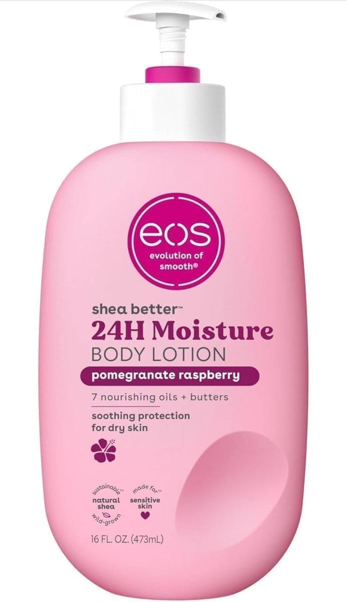 EOS Shea Butter 24H Moisture Body Lotion Pomeganate