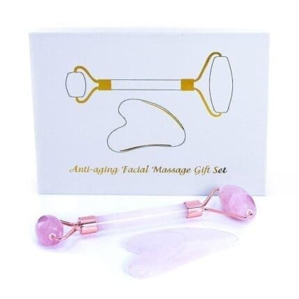Facial Roller & Gua Sha Massage Set