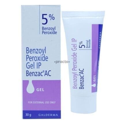 Galderma Benzoyl Peroxide Gel IP Benzac AC Gel