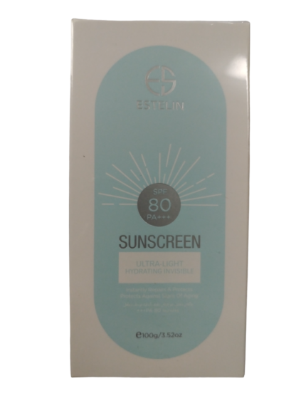 Estelin SPF 80 PA+++ Sunscreen Ultra - Light And Hydrating Invisible