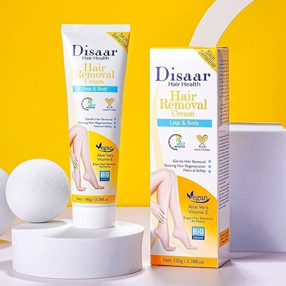 Disaar Hair Health Hair Removal Cream Legs And Body Aloe Vera Vitamin E