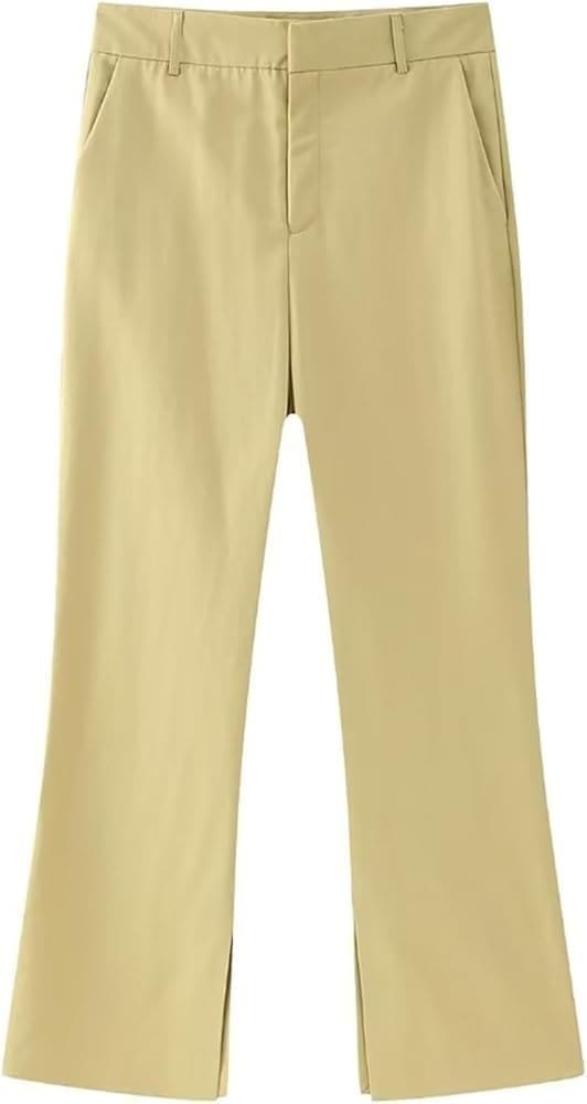 ZARA Women Trousers Women Vent Hem Full Length Side Pocket - Image 1