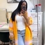 Sunset Waves Duster Cardigan