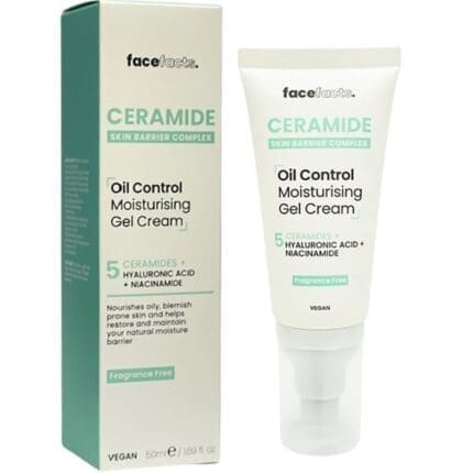 Face Facts Ceramide Oil Control Moisturising Gel Cream