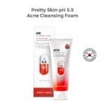 PRETTYSKIN Hypoallergenic pH5.5 Subacidity Cleansing Foam 5.07fl.oz(150ml) (ACNE)