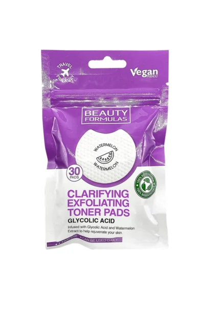 Beauty Formulas Glycolic Acid Toner Pads 30 pads