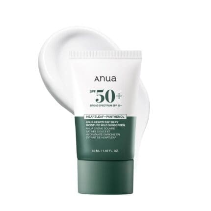 Anua Heartleaf + Panthenol Anua Heartleaf Silky Moisture Mild Sunscreen Spf50