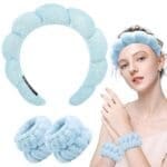 Soft Spa Headband & Wrist Wrap Set