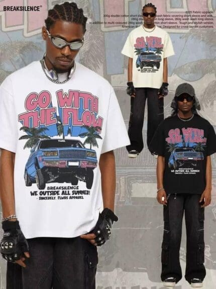 Go With The Flow Graphic Tee – Premium Street Edition