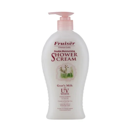 Fruiser Double Moisturising Shower Cream Goat's Milk UV White
